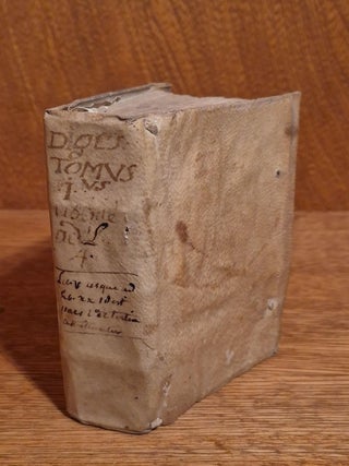 Item #112 Digestorum seu Pandectarum libri quinquaginta. Emperor Justinian I., Corpus Juris Civilis