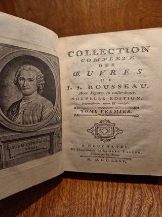 Collection compl&egrave;te des &oelig;uvres de J. J. Rousseau