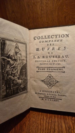 Collection complète des œuvres de J. J. Rousseau