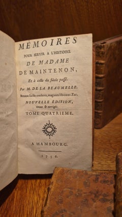 Mémoires pour servir à l’histoire de Madame de Maintenon, et à celle du siècle passé