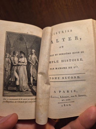 Simple Histoire [with] Mistress Walter, ou Seconde et Derni&egrave;re Suite de Simple Histoire