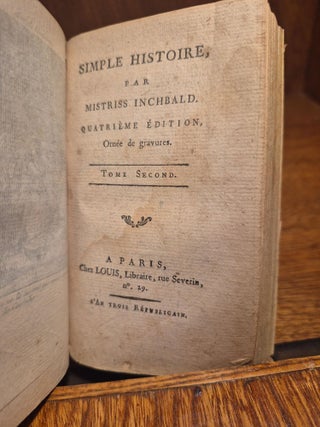 Simple Histoire [with] Mistress Walter, ou Seconde et Derni&egrave;re Suite de Simple Histoire