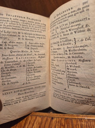 &Eacute;tat Militaire de France pour l&rsquo;ann&eacute;e 1772, quatorzi&egrave;me &eacute;dition