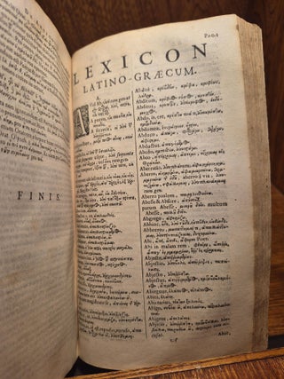 Lexicon Manuale Graeco-Latinum & Latino-Graecum