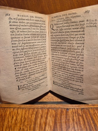 Digestorum, sive Pandectarum. Pars Septima: De Stipulationibus et Delictis.