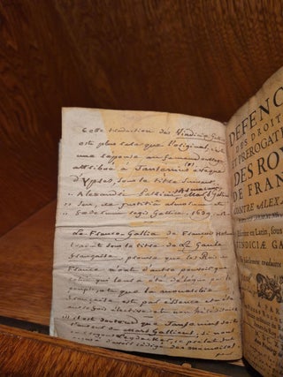 D&eacute;fense des droits et pr&eacute;rogatives des roys de France contre Alexandre Patrice Armacan, th&eacute;ologien