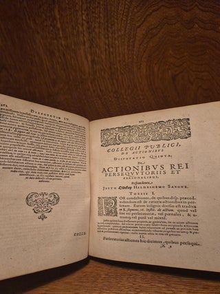 Tractatus de Actionibus [with] Tractatus de Pignoribus et Hypothecis