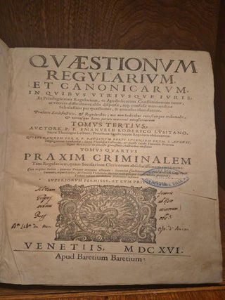 Quaestionum Regularium et Canonicarum